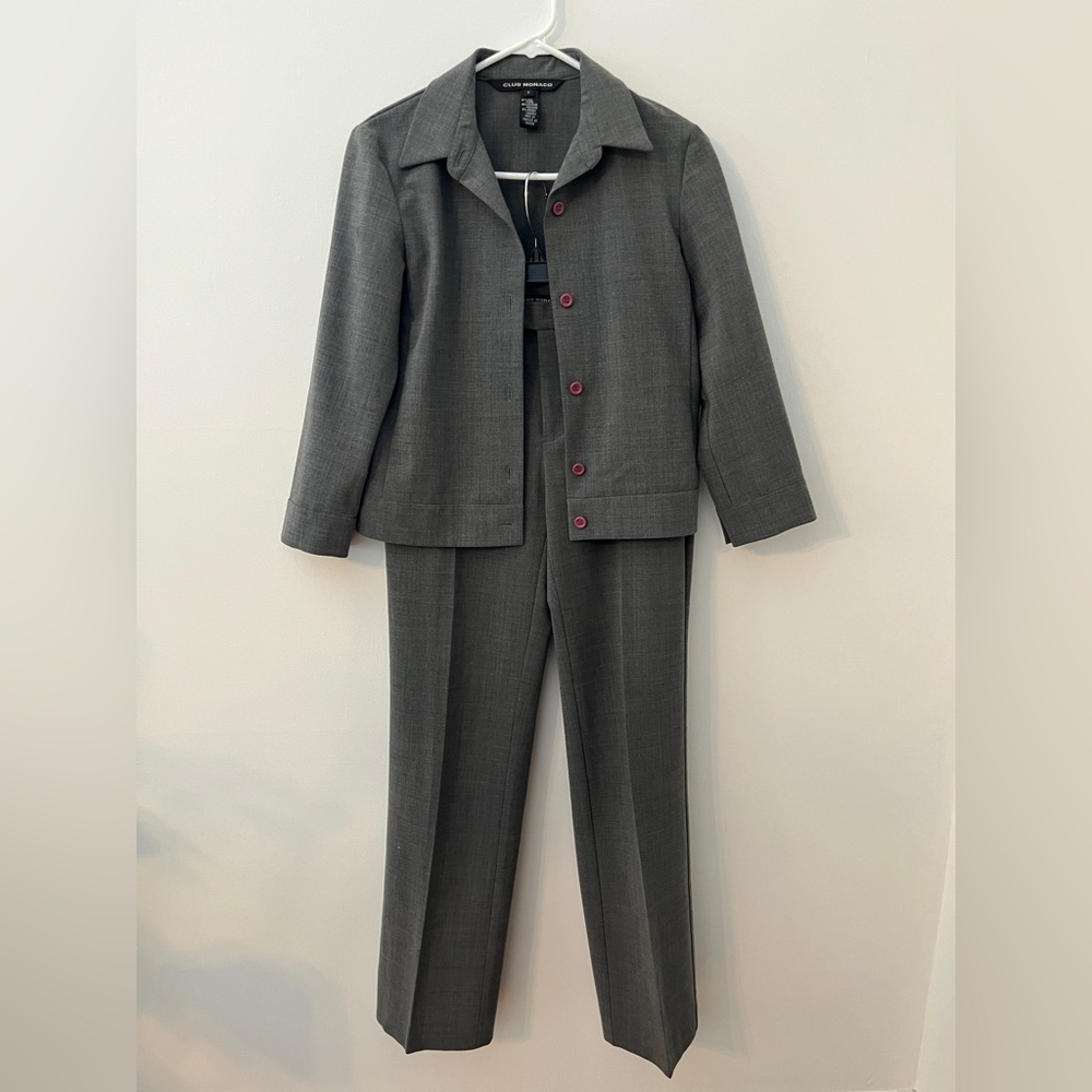 Club Monaco vintage suit 1990s minimalist size 2